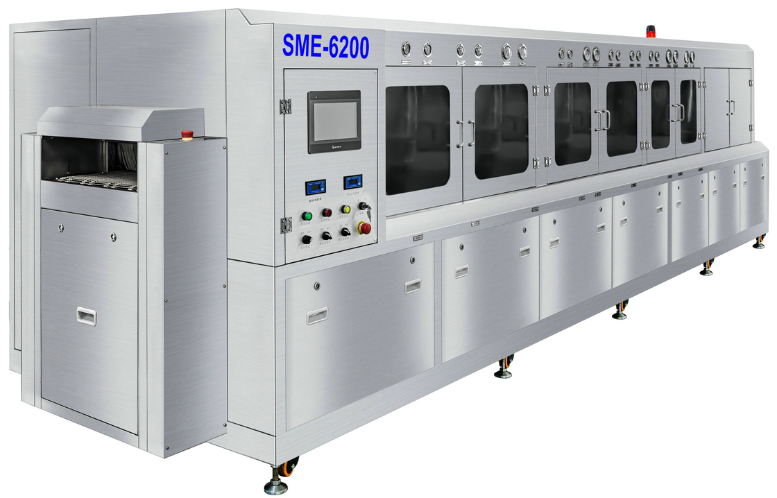 Rửa chất lỏng hiệu suất cao và rửa nước DI không làm sạch chất hàn dán PCBA trong máy làm sạch dây chuyền