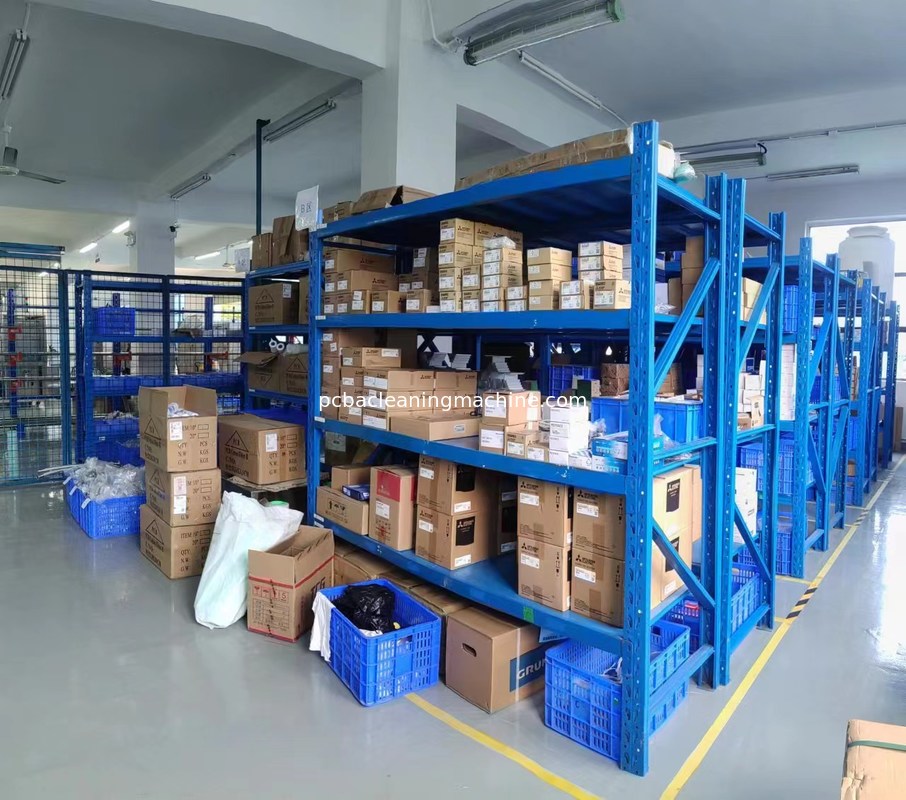 Máy khử chảy phun rửa kiểu mẻ PCBA với 3 ống phun 2 lớp Giỏ PCBA 1 tủ rửa