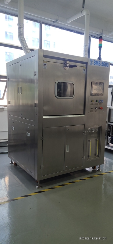 PCBA Máy làm sạch tự động loại lô với nước rửa bằng chất lỏng và nước DI Xả khí nóng thổi khô