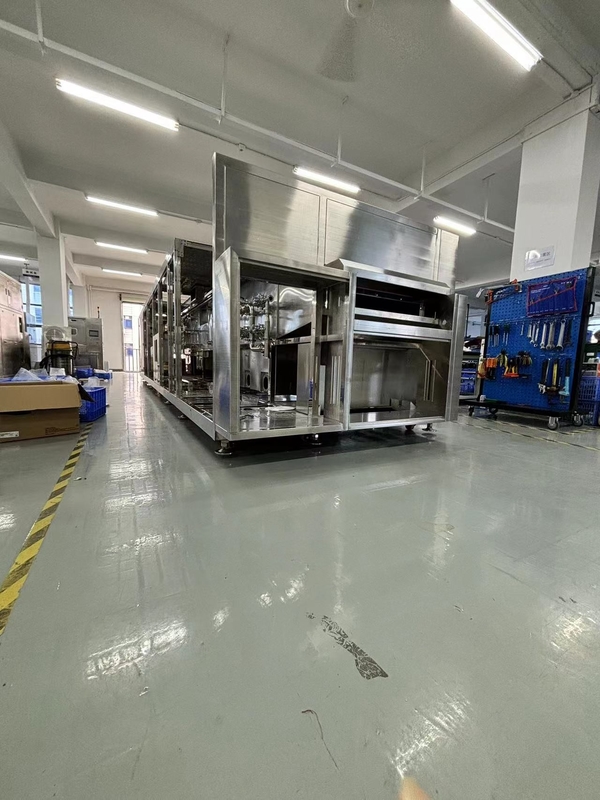 SME-8200 Thiết bị rửa ẩm bán dẫn với lưới chuyển Kevlar để làm sạch wafer khối lượng lớn