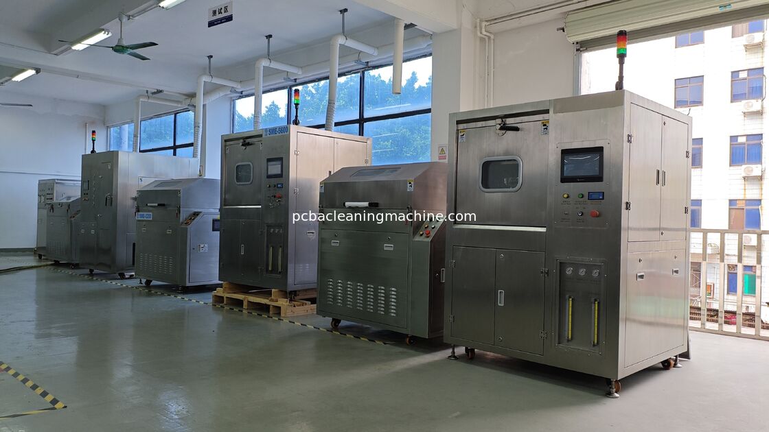Dải áp suất khí 0.4-0.6Mpa Máy làm sạch PCB Quy trình làm sạch Làm sạch đảm bảo kết quả làm sạch cho dây chuyền lắp ráp điện tử