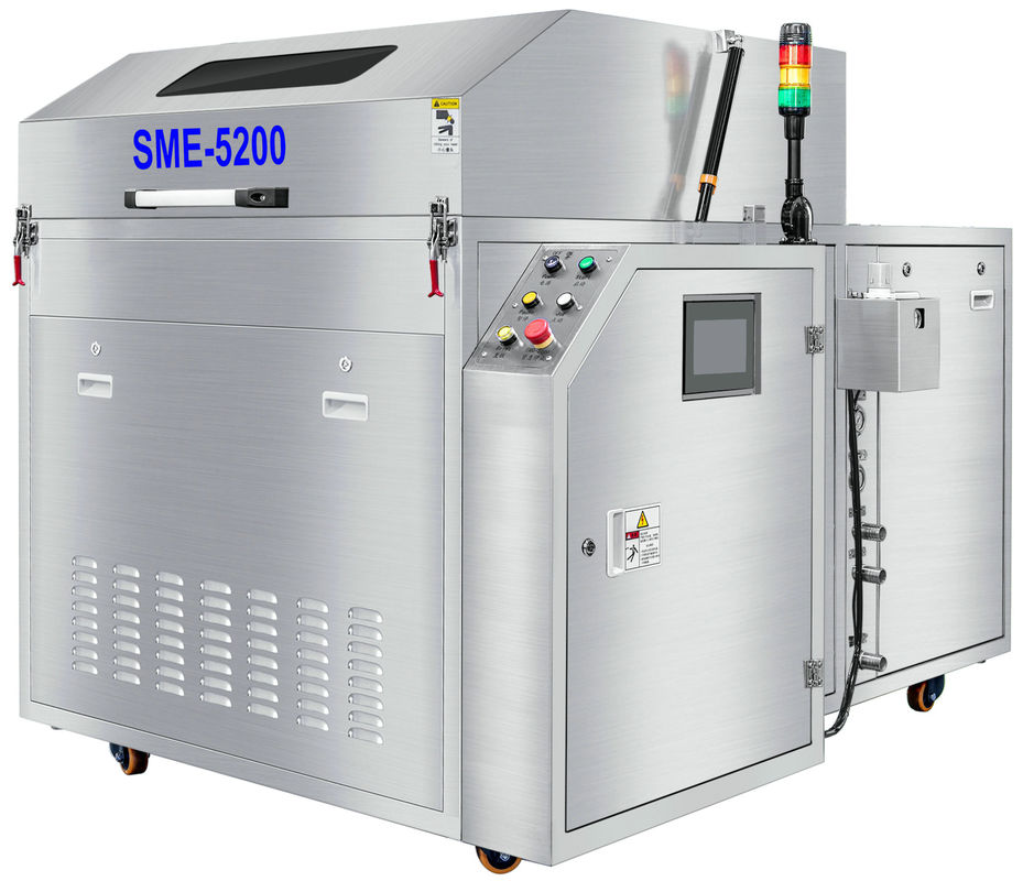 Bộ phận chế biến Máy rửa phun tự động Xử lý Hạt nhựa dầu Bụi Máy phun trạm kép