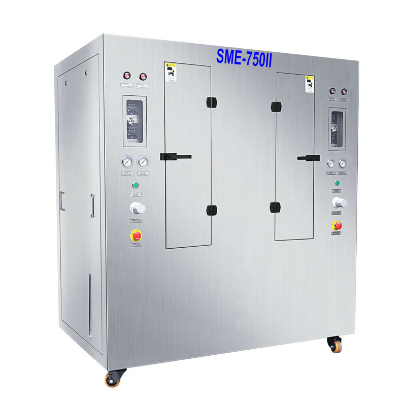 Máy làm sạch bút chì kép 40L * 2 Trọng lượng 480kg Máy làm sạch 2 giấy nến để dán hàn và keo đỏ cùng một lúc